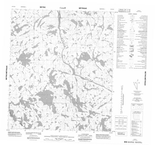 No Title Topographic Paper Map 056D10 at 1:50,000 scale