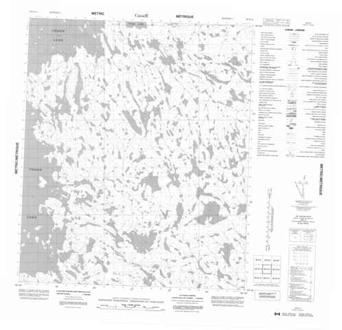 No Title Topographic Paper Map 056D14 at 1:50,000 scale