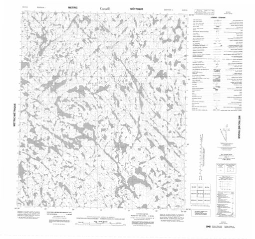 No Title Topographic Paper Map 056D16 at 1:50,000 scale