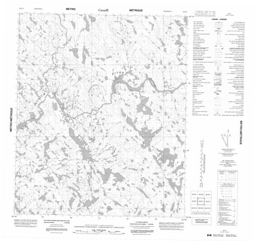 No Title Topographic Paper Map 056E01 at 1:50,000 scale