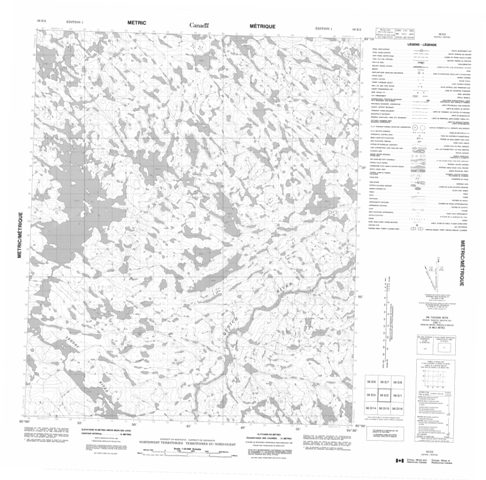 No Title Topographic Paper Map 056E02 at 1:50,000 scale