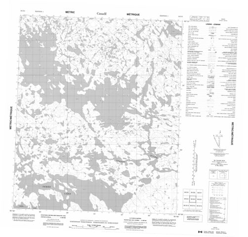 No Title Topographic Paper Map 056E03 at 1:50,000 scale