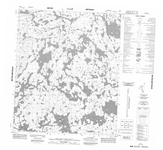 No Title Topographic Paper Map 056E04 at 1:50,000 scale