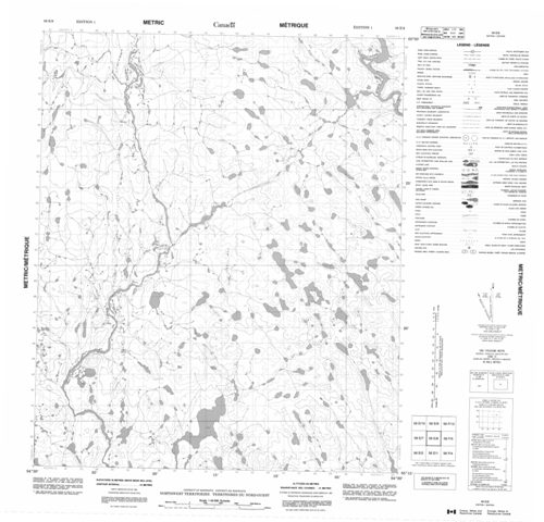 No Title Topographic Paper Map 056E08 at 1:50,000 scale