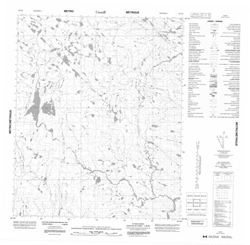 No Title Topographic Paper Map 056E09 at 1:50,000 scale
