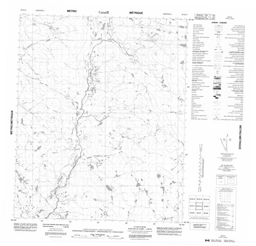 No Title Topographic Paper Map 056E10 at 1:50,000 scale