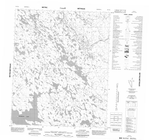 No Title Topographic Paper Map 056E11 at 1:50,000 scale