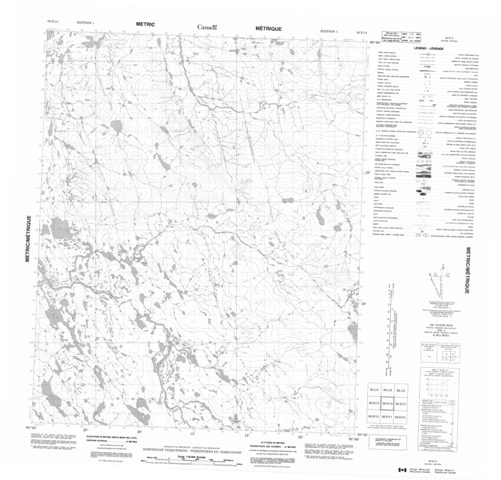 No Title Topographic Paper Map 056E14 at 1:50,000 scale