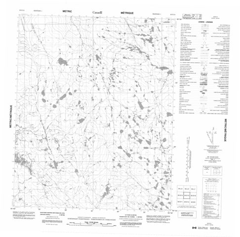 No Title Topographic Paper Map 056E15 at 1:50,000 scale