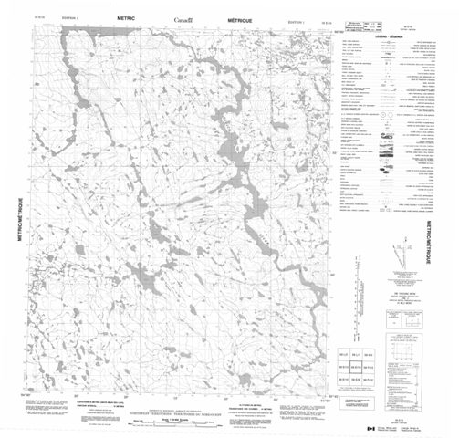 No Title Topographic Paper Map 056E16 at 1:50,000 scale