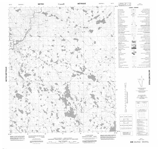 No Title Topographic Paper Map 056F01 at 1:50,000 scale