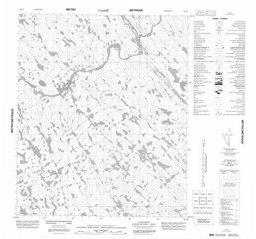 No Title Topographic Paper Map 056F04 at 1:50,000 scale
