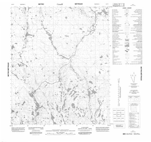 No Title Topographic Paper Map 056F07 at 1:50,000 scale
