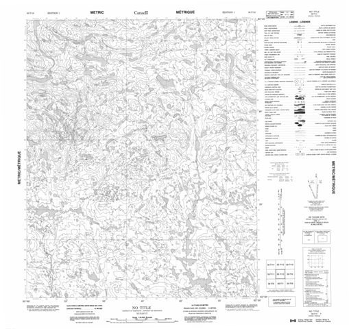 No Title Topographic Paper Map 056F10 at 1:50,000 scale