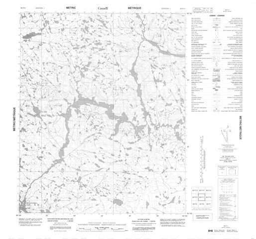 No Title Topographic Paper Map 056F11 at 1:50,000 scale