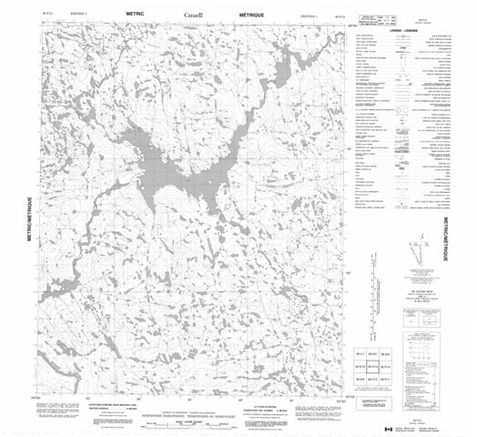 No Title Topographic Paper Map 056F13 at 1:50,000 scale
