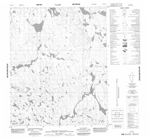 No Title Topographic Paper Map 056F16 at 1:50,000 scale