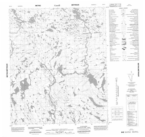 No Title Topographic Paper Map 056G05 at 1:50,000 scale