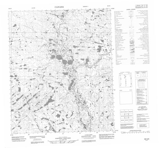 No Title Topographic Paper Map 056G06 at 1:50,000 scale