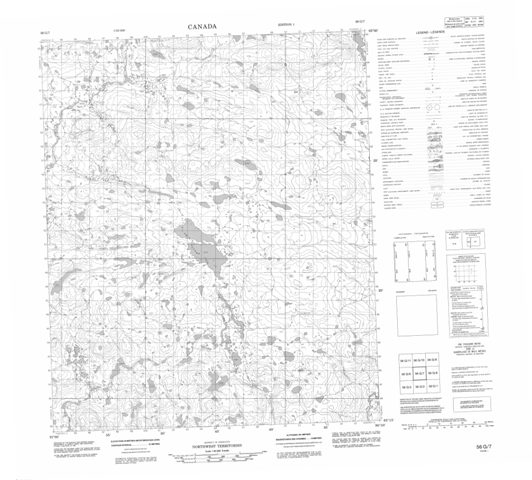 No Title Topographic Paper Map 056G07 at 1:50,000 scale