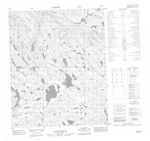 No Title Topographic Paper Map 056G10 at 1:50,000 scale