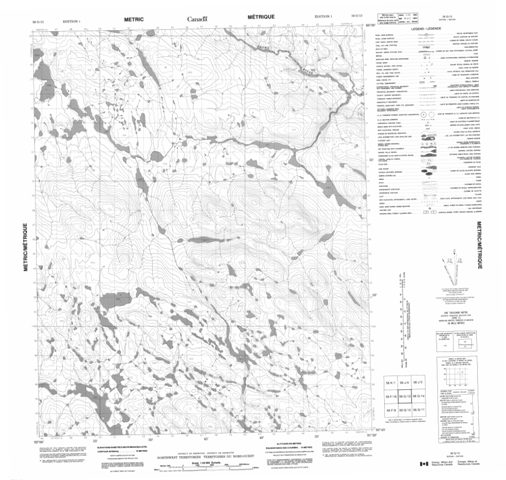 No Title Topographic Paper Map 056G13 at 1:50,000 scale