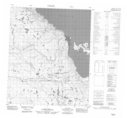 No Title Topographic Paper Map 056H06 at 1:50,000 scale