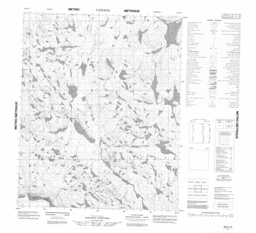 No Title Topographic Paper Map 056H15 at 1:50,000 scale