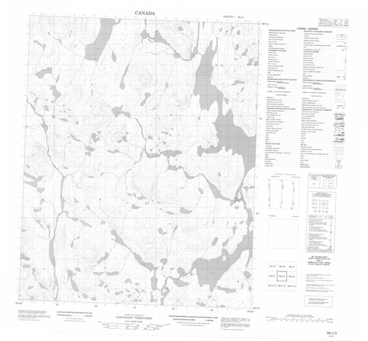 No Title Topographic Paper Map 056I03 at 1:50,000 scale