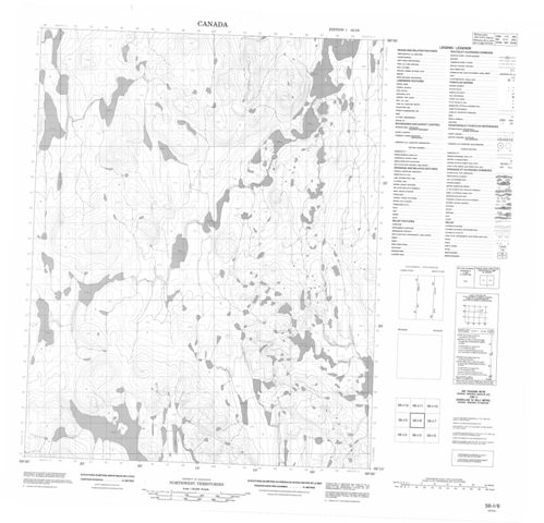 No Title Topographic Paper Map 056I06 at 1:50,000 scale