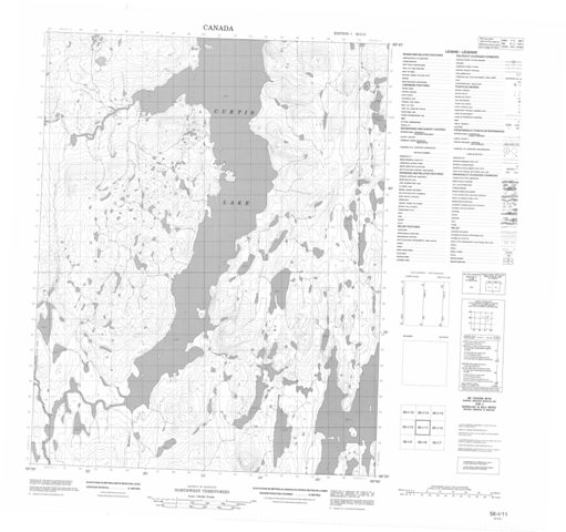 No Title Topographic Paper Map 056I11 at 1:50,000 scale
