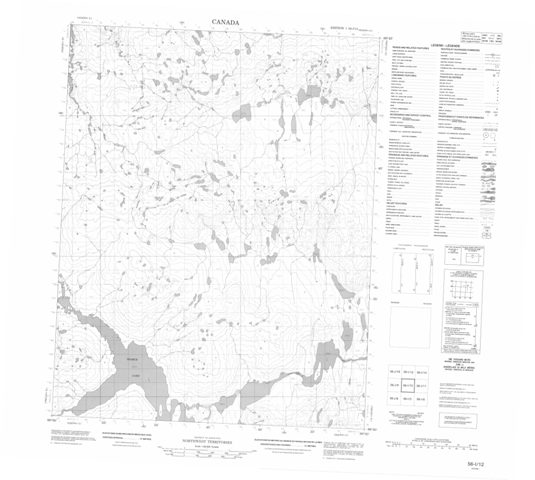 No Title Topographic Paper Map 056I12 at 1:50,000 scale