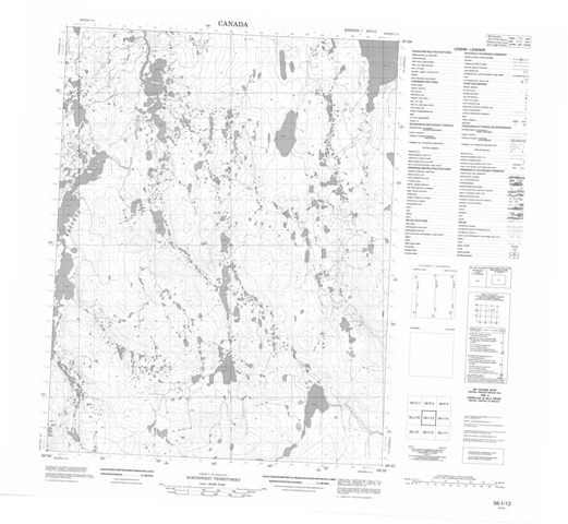 No Title Topographic Paper Map 056I13 at 1:50,000 scale