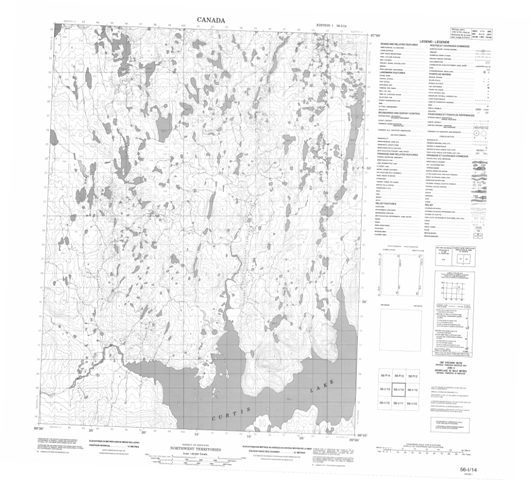 No Title Topographic Paper Map 056I14 at 1:50,000 scale
