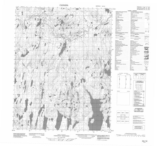No Title Topographic Paper Map 056I16 at 1:50,000 scale