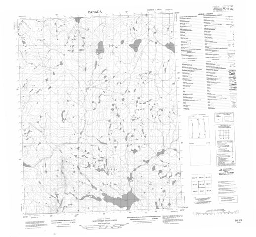 No Title Topographic Paper Map 056J08 at 1:50,000 scale