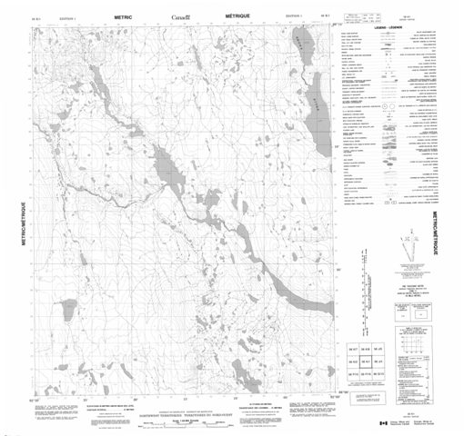 No Title Topographic Paper Map 056K01 at 1:50,000 scale