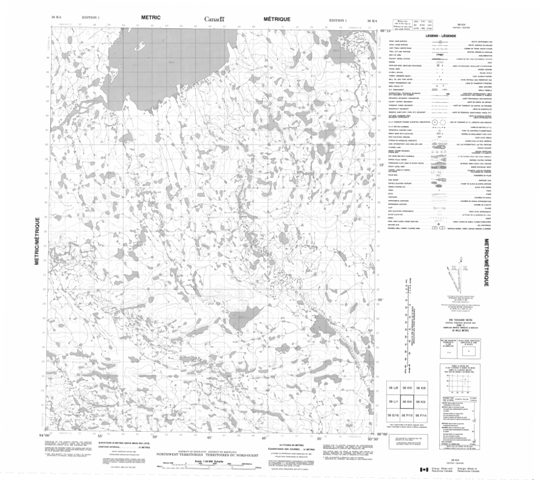 No Title Topographic Paper Map 056K04 at 1:50,000 scale