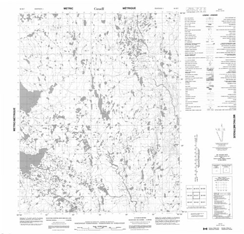 No Title Topographic Paper Map 056K07 at 1:50,000 scale