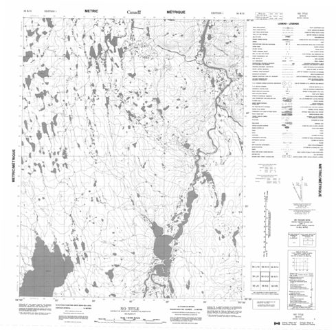 No Title Topographic Paper Map 056K12 at 1:50,000 scale