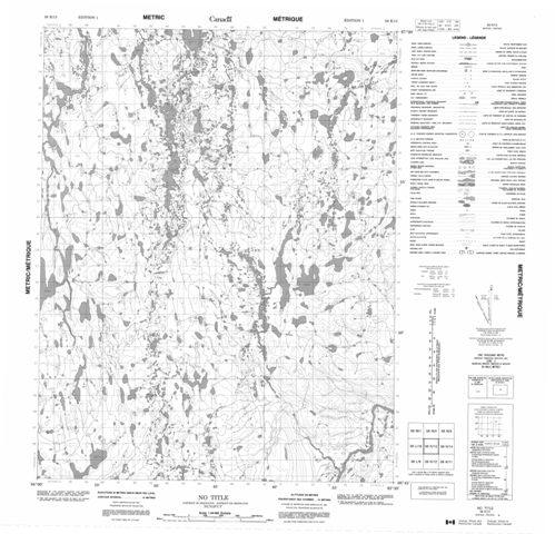No Title Topographic Paper Map 056K13 at 1:50,000 scale