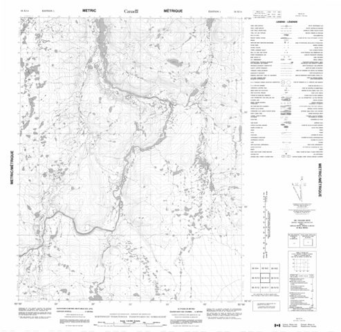No Title Topographic Paper Map 056K14 at 1:50,000 scale