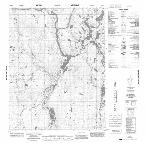 No Title Topographic Paper Map 056K15 at 1:50,000 scale