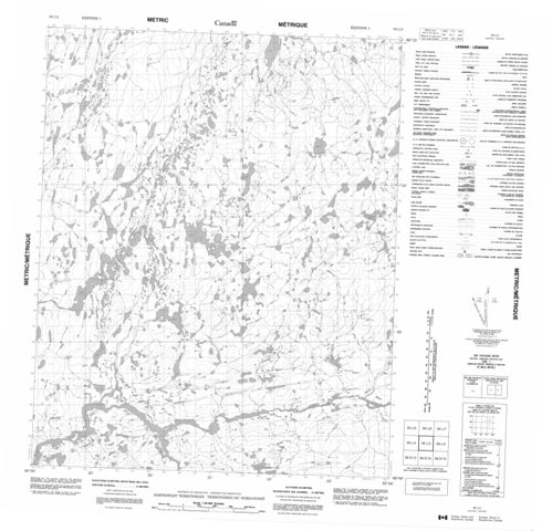 No Title Topographic Paper Map 056L03 at 1:50,000 scale