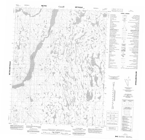 No Title Topographic Paper Map 056L05 at 1:50,000 scale