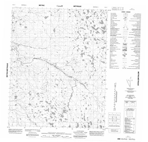 No Title Topographic Paper Map 056L07 at 1:50,000 scale