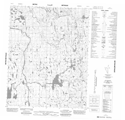 No Title Topographic Paper Map 056L11 at 1:50,000 scale