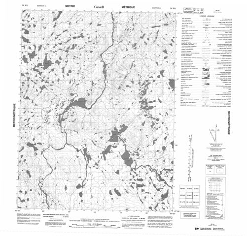 No Title Topographic Paper Map 056M01 at 1:50,000 scale