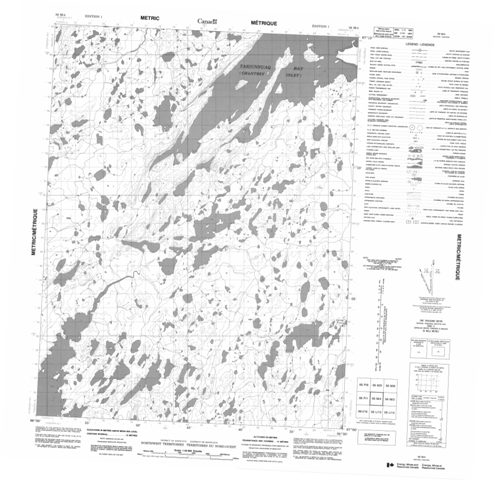 No Title Topographic Paper Map 056M04 at 1:50,000 scale