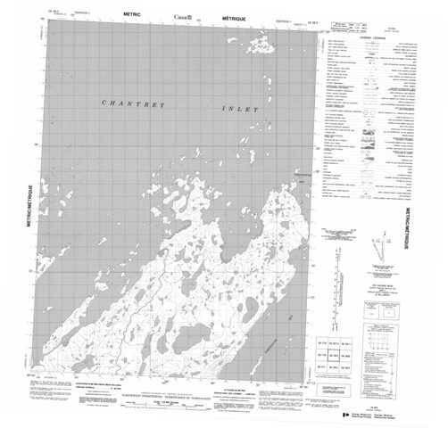 No Title Topographic Paper Map 056M05 at 1:50,000 scale